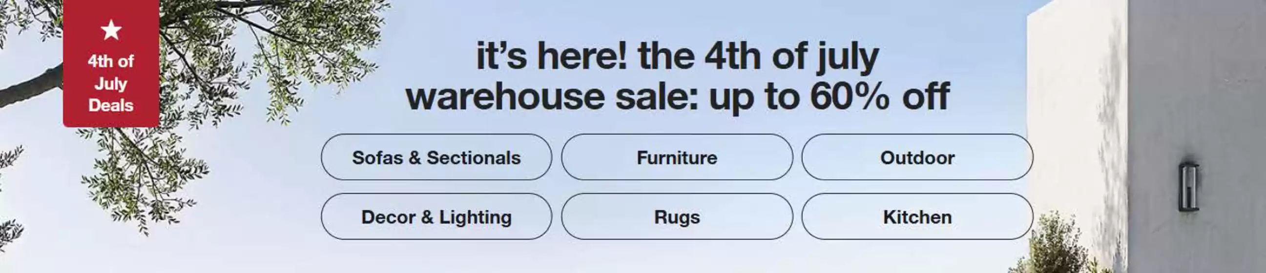 Crate & Barrel catalogue | It's here! the 4th of july warehouse sale: up to 60% off | 2026-06-22T00:00:00.000Z - 2026-07-04T00:00:00.000Z
