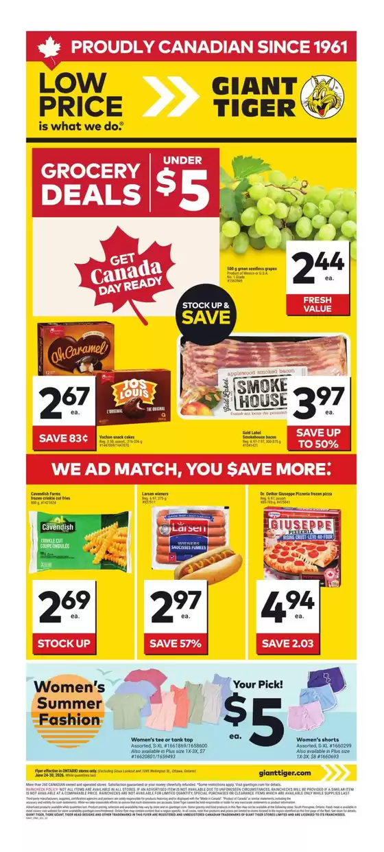 Giant Tiger catalogue | Save now with our deals | 2026-06-24T00:00:00.000Z - 2026-06-30T00:00:00.000Z