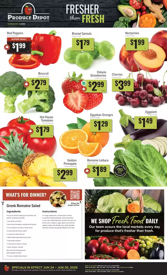 Produce Depot catalogue | Weekly specials | 2026-06-24T00:00:00.000Z - 2026-06-30T00:00:00.000Z