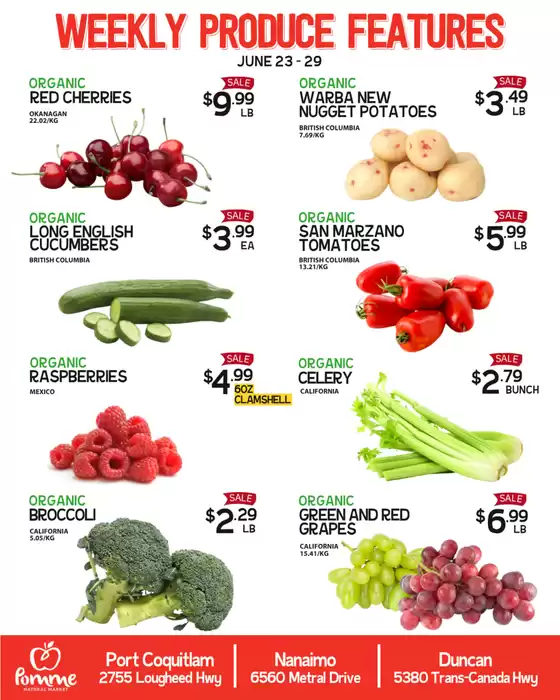 Pomme Natural Market catalogue | Weekly flyer | 2026-06-24T00:00:00.000Z - 2026-06-29T00:00:00.000Z