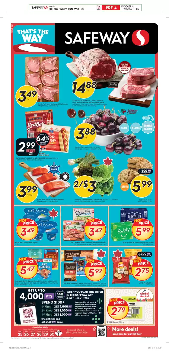 Safeway catalogue | Weekly Flyer - ON/BC | 2026-06-25T00:00:00.000Z - 2026-07-01T00:00:00.000Z