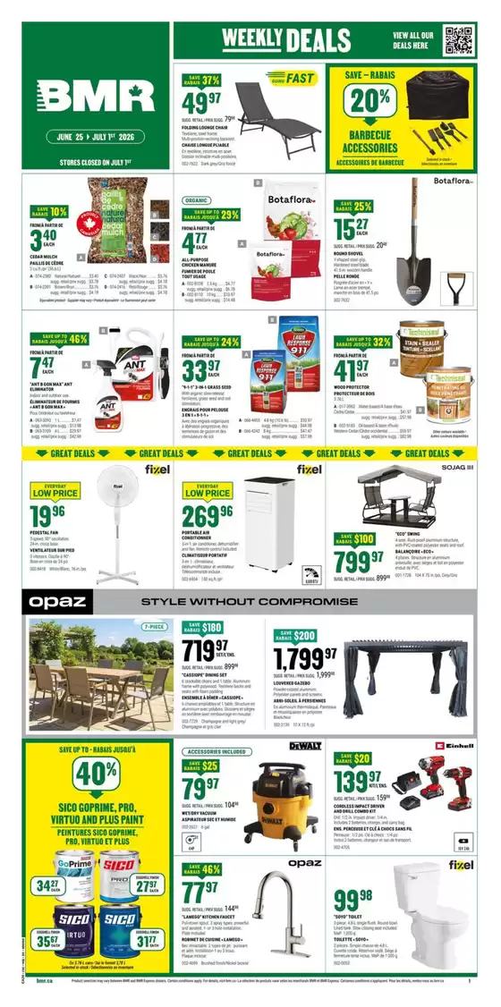 BMR catalogue | Great offer for bargain hunters | 2026-06-25T00:00:00.000Z - 2026-07-01T00:00:00.000Z