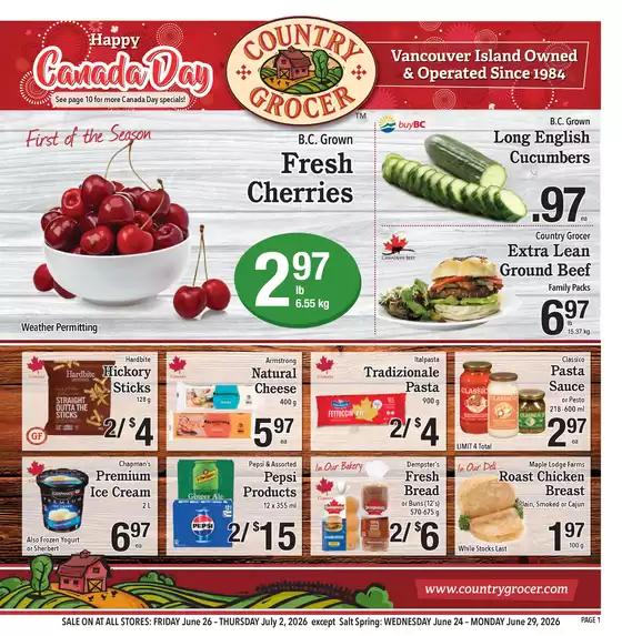 Country Grocer catalogue | Exclusive deals for our customers | 2026-06-24T00:00:00.000Z - 2026-07-02T00:00:00.000Z