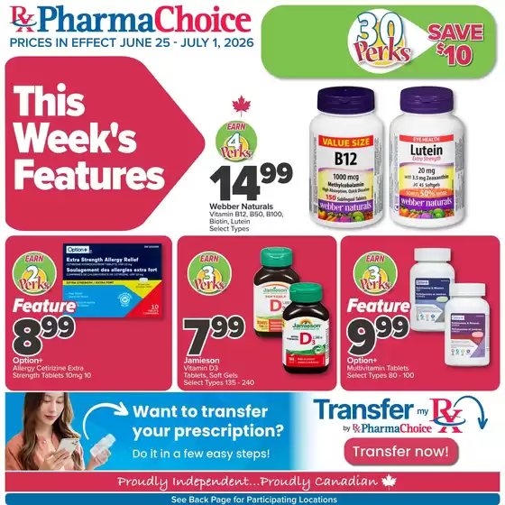 PharmaChoice catalogue | PharmaChoice Weekly ad | 2026-06-25T00:00:00.000Z - 2026-07-01T00:00:00.000Z