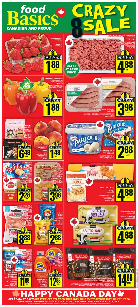 Food Basics catalogue | Great offer for all customers | 2026-06-25T00:00:00.000Z - 2026-07-01T00:00:00.000Z