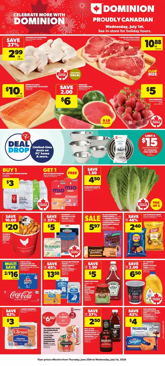 Dominion catalogue | Weekly flyer  | 2026-06-25T00:00:00.000Z - 2026-07-01T00:00:00.000Z