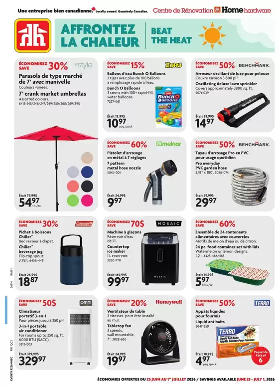 Home Hardware catalogue | Discounts and promotions | 2026-06-25T00:00:00.000Z - 2026-07-01T00:00:00.000Z