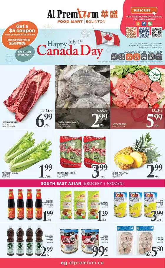 Al Premium catalogue | WEEKLY SPECIAL EGLINTON | 2026-06-06T00:00:00.000Z - 2026-07-07T00:00:00.000Z