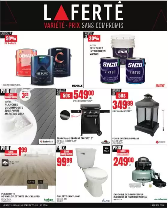 Laferté catalogue | Variété Prix Sans Compromis Parais | 2026-06-25T00:00:00.000Z - 2026-07-01T00:00:00.000Z