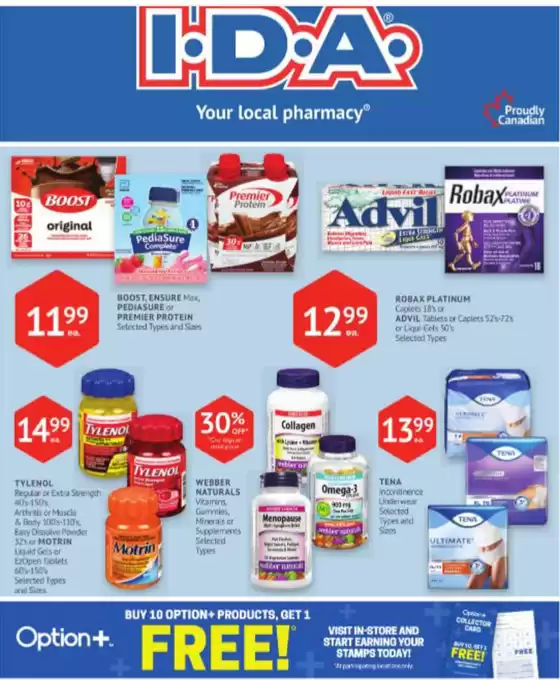IDA Pharmacy catalogue in Greater Napanee | Buy 10 option+ products get 1 free  | 2026-06-25T00:00:00.000Z - 2026-06-25T00:00:00.000Z