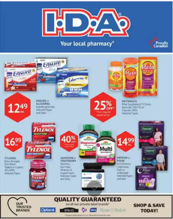 IDA Pharmacy catalogue in Greater Napanee | Shop and save today  | 2026-06-26T00:00:00.000Z - 2026-07-30T00:00:00.000Z