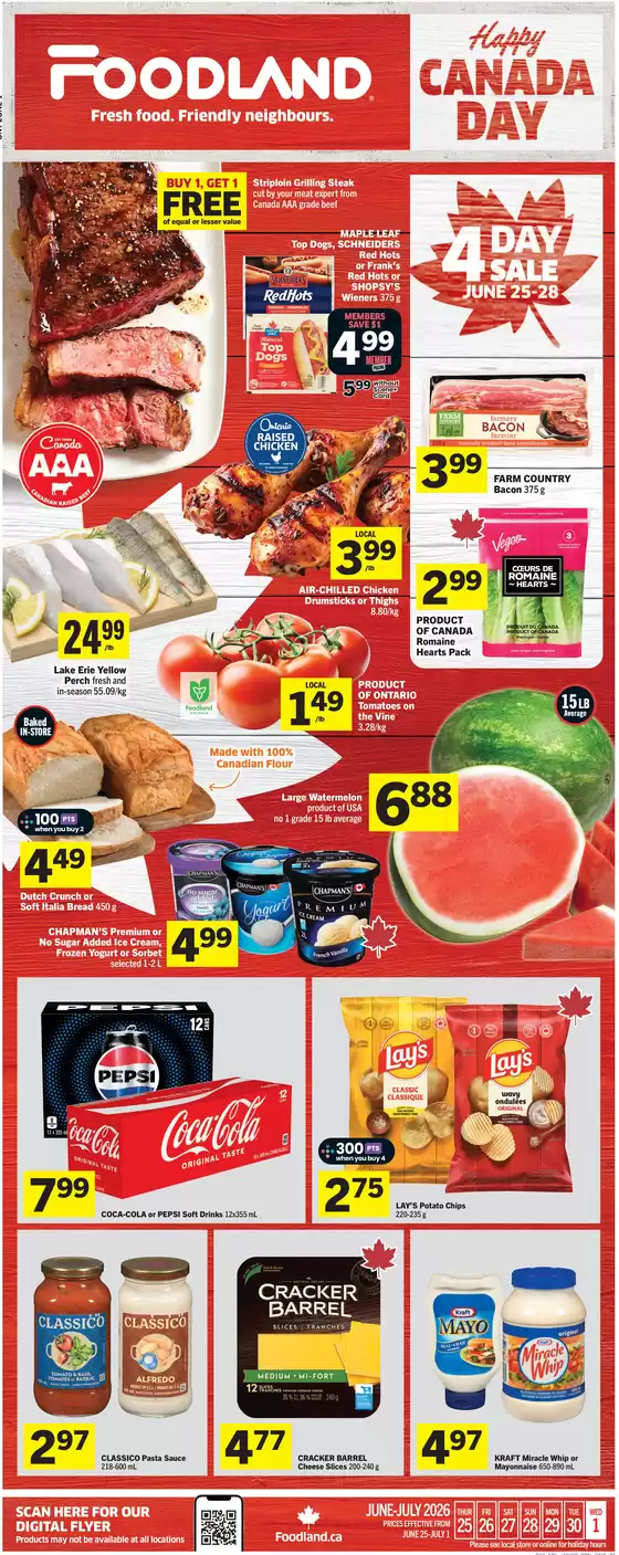 Foodland catalogue | Weekly flyer  | 2026-06-26T00:00:00.000Z - 2026-07-01T00:00:00.000Z