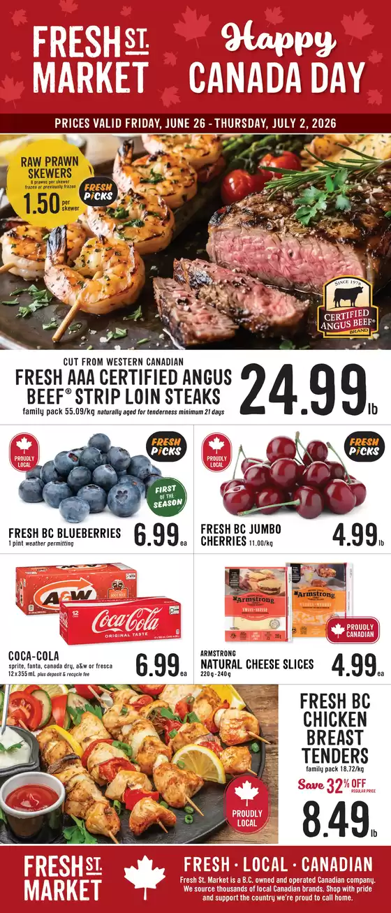 Fresh St Market catalogue | Weekly deals  | 2026-06-26T00:00:00.000Z - 2026-07-02T00:00:00.000Z