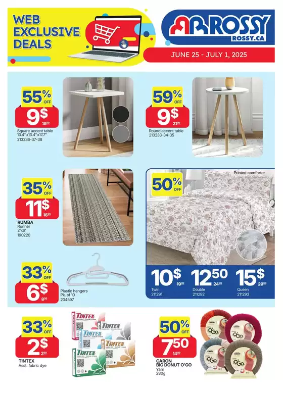 Rossy catalogue in Edmonton | Our best bargains | 2026-06-25T00:00:00.000Z - 2026-07-01T00:00:00.000Z