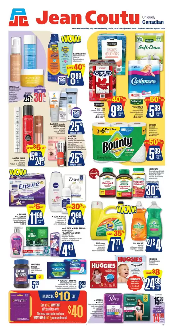Jean Coutu catalogue | Special offers for you | 2026-07-02T00:00:00.000Z - 2026-07-08T00:00:00.000Z