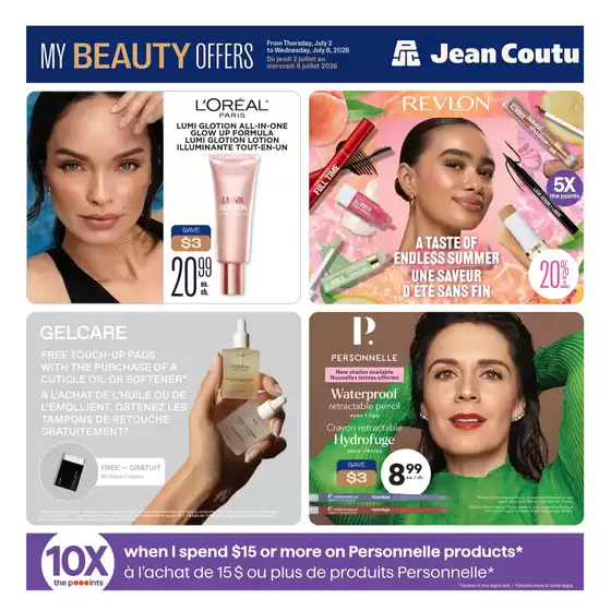Jean Coutu catalogue | Our best deals for you | 2026-07-02T00:00:00.000Z - 2026-07-08T00:00:00.000Z