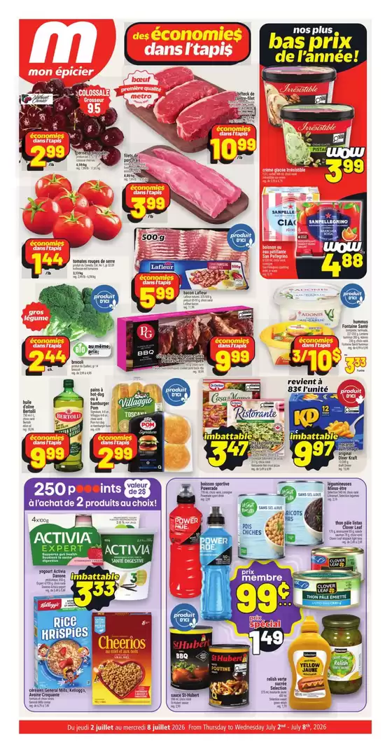 Metro catalogue in Rouyn-Noranda | Our best offers for you | 2026-07-02T00:00:00.000Z - 2026-07-08T00:00:00.000Z