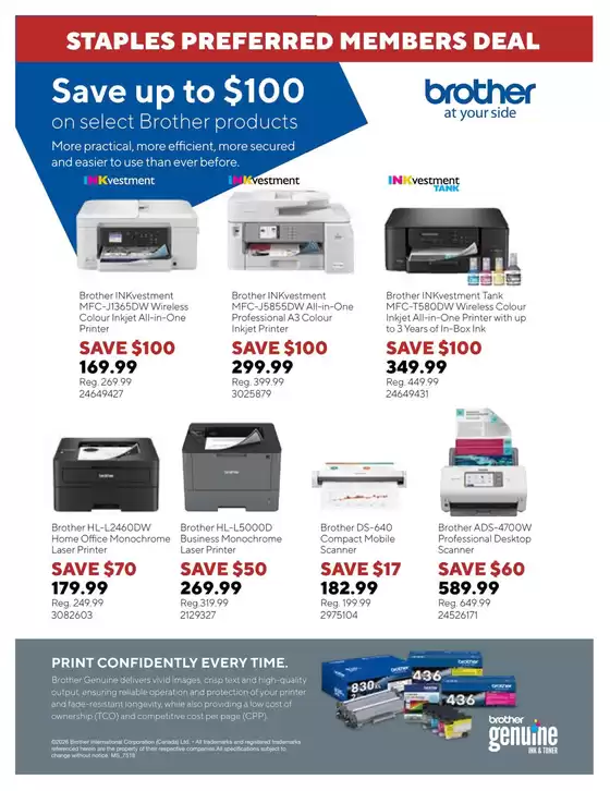 Staples catalogue in Rouyn-Noranda | Save up to $100 | 2026-06-30T00:00:00.000Z - 2026-06-30T00:00:00.000Z