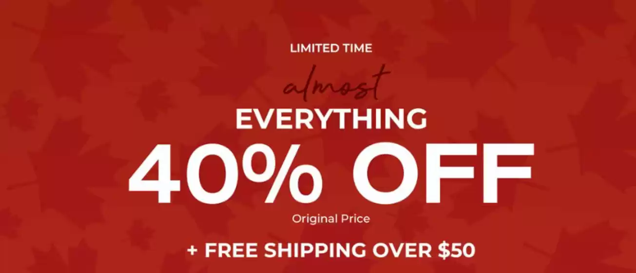 Cleo catalogue | Everything 40 % off | 2026-07-01T00:00:00.000Z - 2026-07-20T00:00:00.000Z