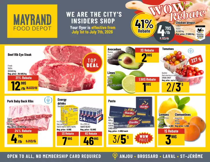 Mayrand catalogue | Mayrand flyer | 2026-07-01T00:00:00.000Z - 2026-07-07T00:00:00.000Z