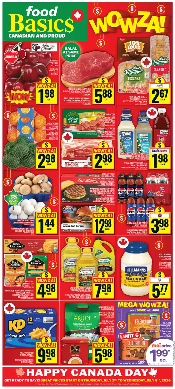 Food Basics catalogue | Current special promotions | 2026-07-02T00:00:00.000Z - 2026-07-08T00:00:00.000Z