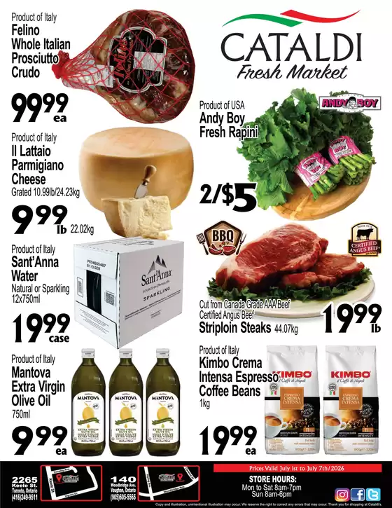 Cataldi catalogue | New offers to discover | 2026-07-01T00:00:00.000Z - 2026-07-07T00:00:00.000Z