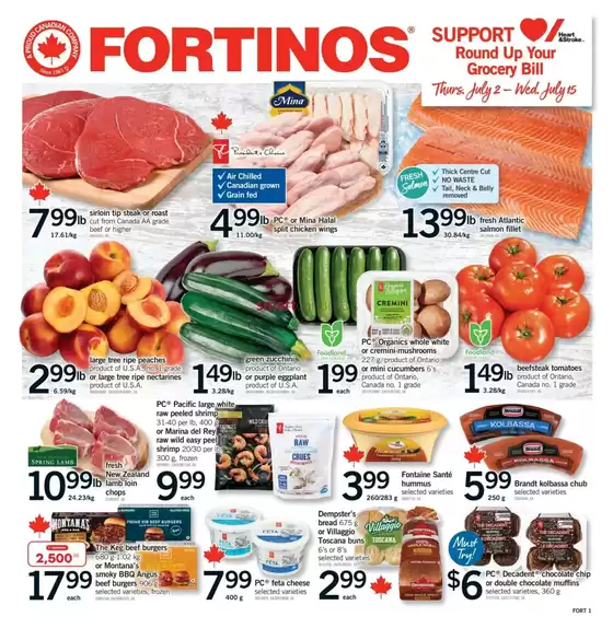 Fortinos catalogue | Fortinos weekly flyer | 2026-07-02T00:00:00.000Z - 2026-07-15T00:00:00.000Z