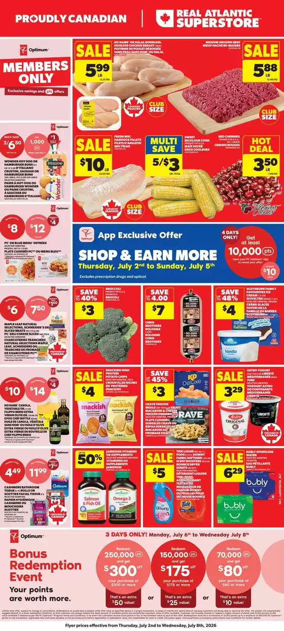 Atlantic Superstore catalogue in Oakville | Weekly flyer  | 2026-07-02T00:00:00.000Z - 2026-07-08T00:00:00.000Z