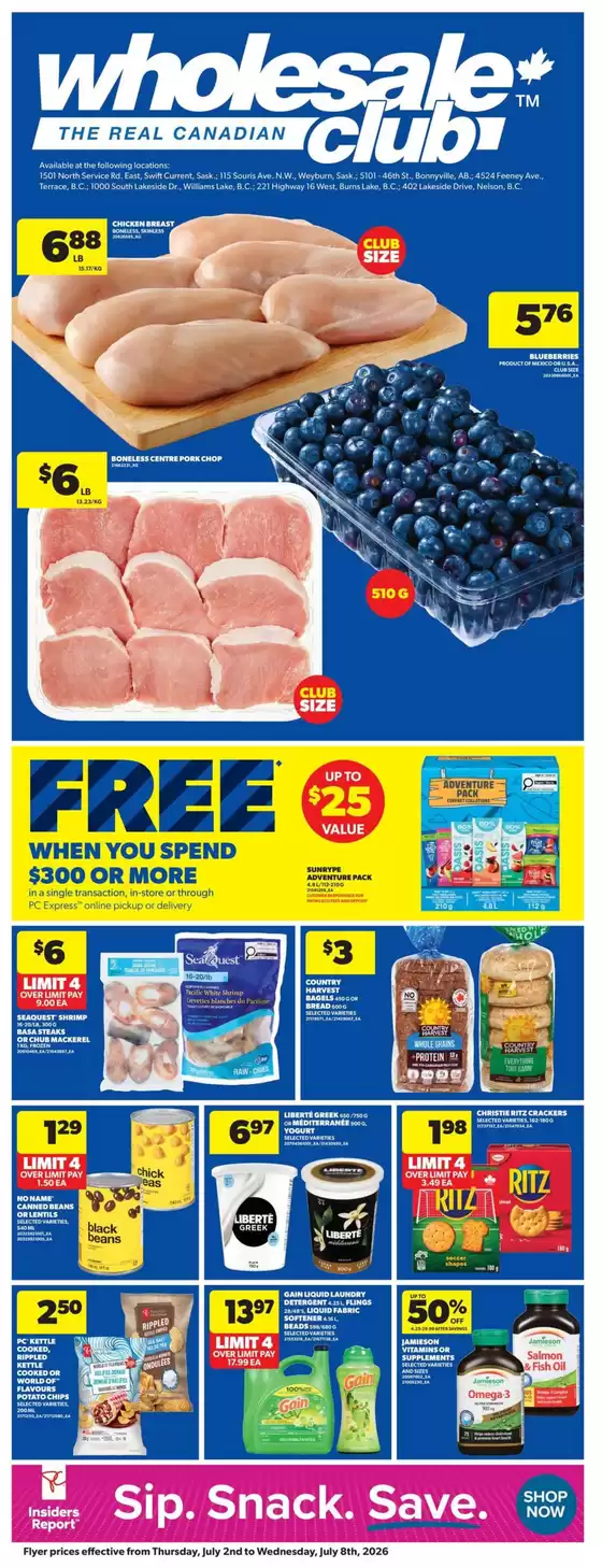 Wholesale Club catalogue | Weekly Flyer | 2026-07-02T00:00:00.000Z - 2026-07-08T00:00:00.000Z