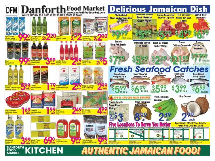 Danforth Food Market catalogue | Weekly flyer | 2026-07-02T00:00:00.000Z - 2026-07-08T00:00:00.000Z