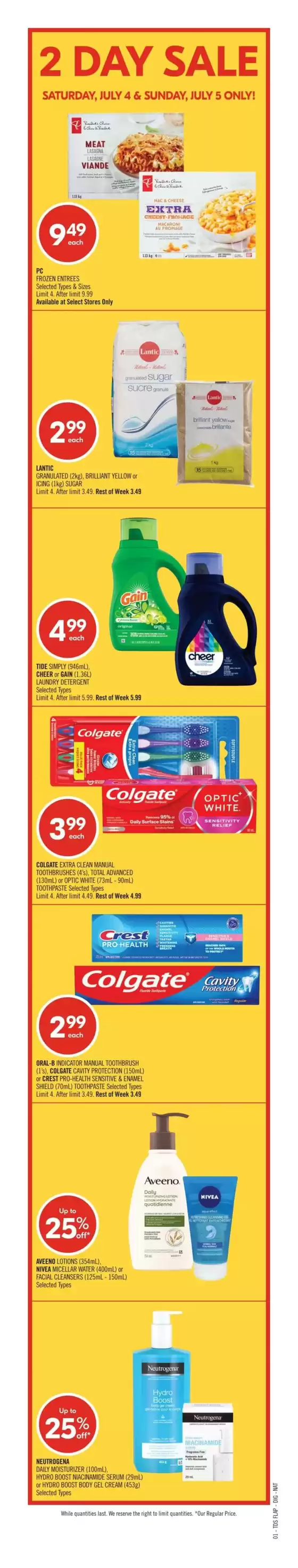 Shoppers Drug Mart catalogue | Current special promotions | 2026-07-04T00:00:00.000Z - 2026-07-05T00:00:00.000Z