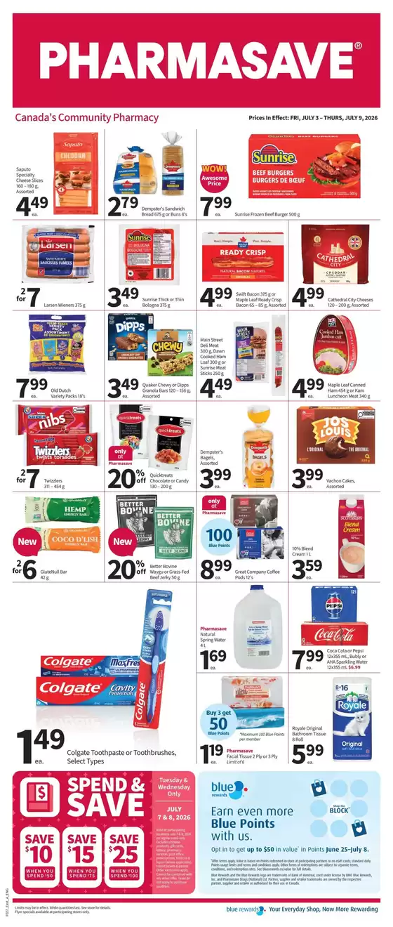 Pharmasave catalogue in Georgetown | Top offers for all bargain hunters | 2026-07-03T00:00:00.000Z - 2026-07-09T00:00:00.000Z