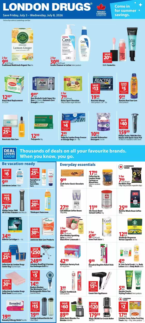 London Drugs catalogue | London Drugs Weekly ad | 2026-07-03T00:00:00.000Z - 2026-07-08T00:00:00.000Z
