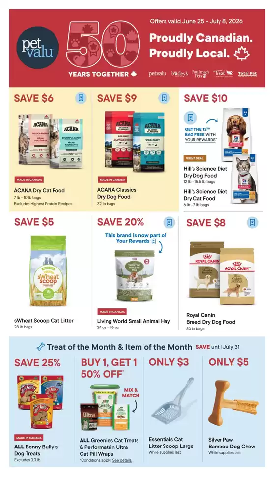 Petvalu catalogue | Bi weekly flyer | 2026-07-02T00:00:00.000Z - 2026-07-08T00:00:00.000Z