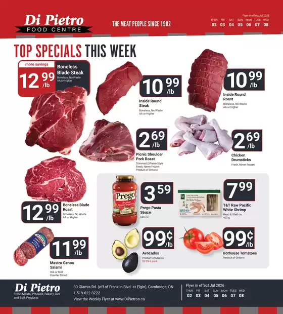 Di Pietro catalogue in Val-d'Or | Top specials this week | 2026-07-02T00:00:00.000Z - 2026-07-08T00:00:00.000Z