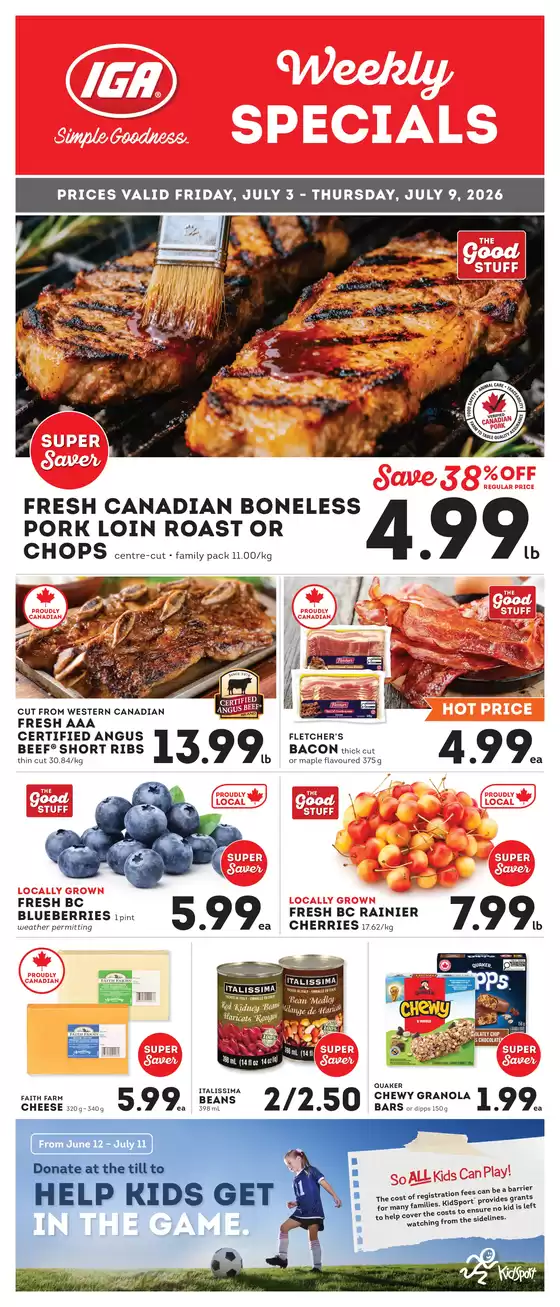 Market Place IGA catalogue | Weekly specials  | 2026-07-03T00:00:00.000Z - 2026-07-09T00:00:00.000Z