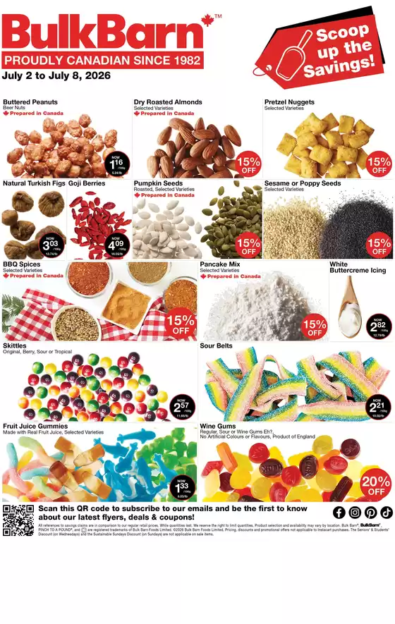 Bulk Barn catalogue | Scoop up the Savings! | 2026-07-03T00:00:00.000Z - 2026-07-08T00:00:00.000Z