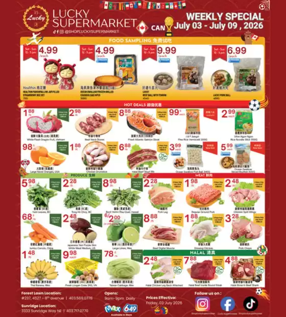 Lucky Supermarket catalogue | Calgary Specials | 2026-07-03T00:00:00.000Z - 2026-07-09T00:00:00.000Z