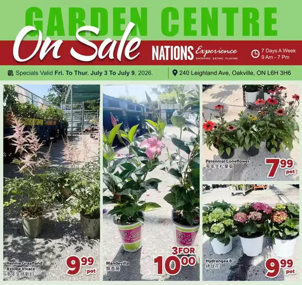 Nations Fresh Foods catalogue in St. John's | Garden Centre Sale is ON! | 2026-07-03T00:00:00.000Z - 2026-07-09T00:00:00.000Z