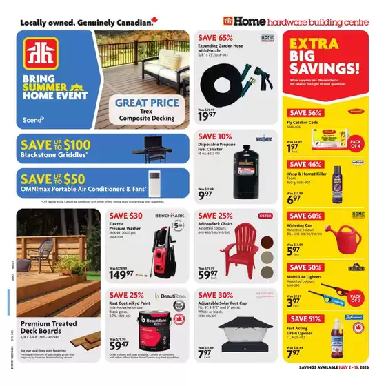 Home Hardware catalogue | Attractive special offers for everyone | 2026-07-02T00:00:00.000Z - 2026-07-15T00:00:00.000Z