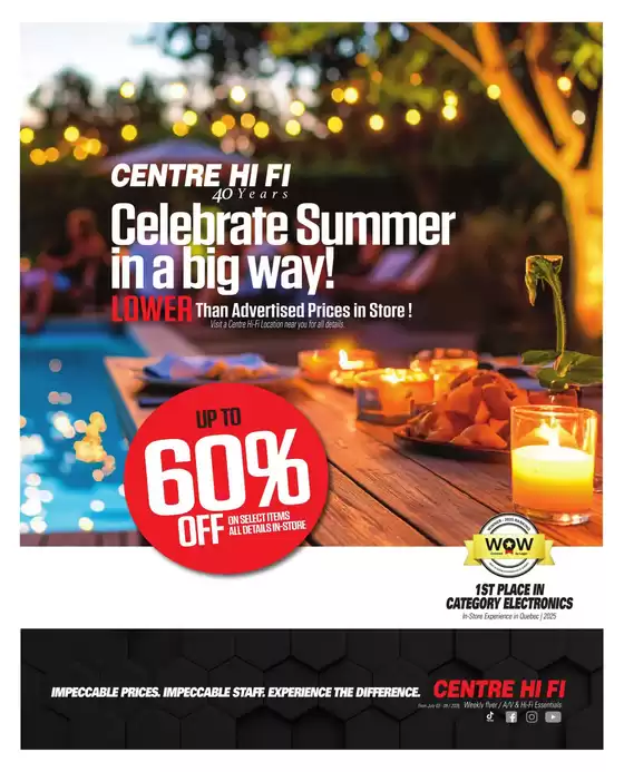 Centre Hi-Fi catalogue in Logy Bay-Middle Cove-Outer Cove | Weekly Flyer | 2026-07-03T00:00:00.000Z - 2026-07-09T00:00:00.000Z