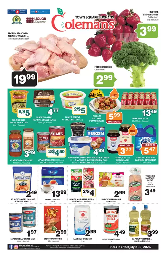 Coleman's catalogue in Bridgetown | Exclusive deals for our customers | 2026-07-02T00:00:00.000Z - 2026-07-08T00:00:00.000Z