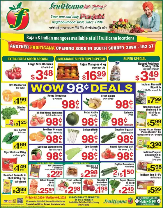 Fruiticana catalogue | Fruiticana flyer | 2026-07-03T00:00:00.000Z - 2026-07-08T00:00:00.000Z