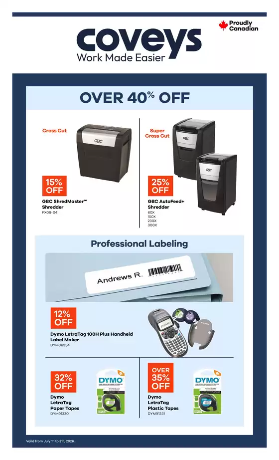 Covey Basics catalogue in Windsor (Ontario) | Over 40 % off | 2026-07-06T00:00:00.000Z - 2026-07-31T00:00:00.000Z