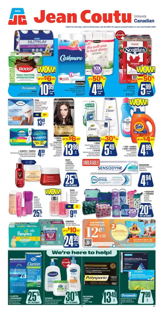 Jean Coutu catalogue in Vancouver | Exclusive bargains | 2026-07-09T00:00:00.000Z - 2026-07-15T00:00:00.000Z