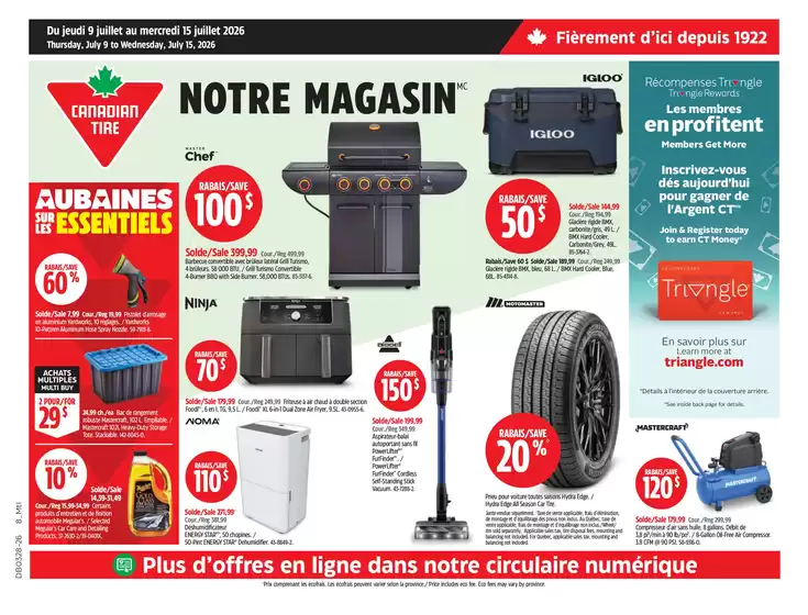 Canadian Tire catalogue | Our best offers for you | 2026-07-09T00:00:00.000Z - 2026-07-15T00:00:00.000Z