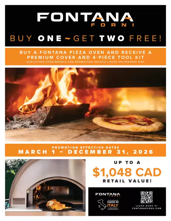 Goemans Appliances catalogue in Montreal | Fontana buy one get two free | 2026-07-07T00:00:00.000Z - 2026-12-31T00:00:00.000Z