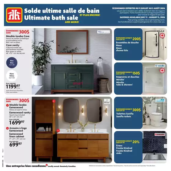 Home Hardware catalogue | Great offer for bargain hunters | 2026-07-09T00:00:00.000Z - 2026-08-05T00:00:00.000Z