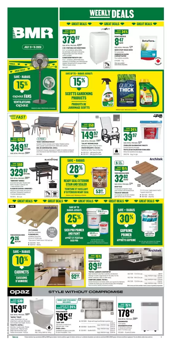 BMR catalogue in St. Thomas | Great offer for all customers | 2026-07-09T00:00:00.000Z - 2026-07-15T00:00:00.000Z