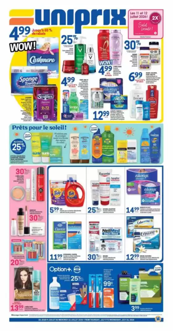 Uniprix catalogue in Mississauga | Uniprix Weekly ad | 2026-07-09T00:00:00.000Z - 2026-07-15T00:00:00.000Z